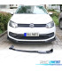 SPOILER LIP FRONTAL VOLKSWAGEN VW POLO V 6R 09-14 CARBONO