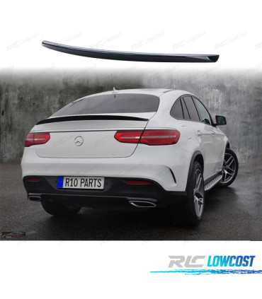 AILERON SPOILER TRASEIRO MERCEDES GLE C292 15-19 AMG LOOK PRETO BRILHANTE