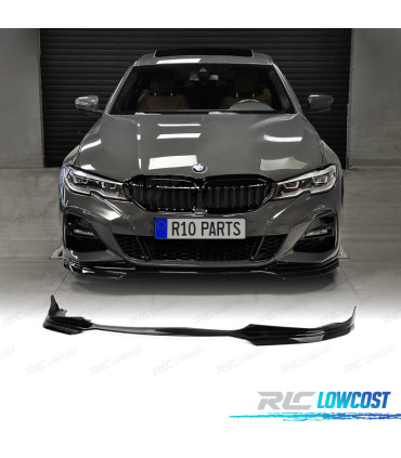 SPOILER LIP BMW G20 G21 18- LOOK M PERFORMANCE PRETO BRILHANTE