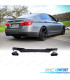 DIFUSOR BMW SÉRIE 5 F10 F11 10-17 LOOK M PERFORMANCE PRETO BRILHANTE + PONTEIRAS ESCAPE PRETO