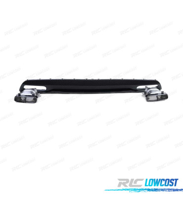 DIFUSOR MERCEDES CLASSE A W176 12-15 LOOK AMG + PONTEIRAS DE ESCAPE