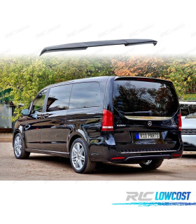 AILERON SPOILER TRASEIRO MERCEDES V CLASE VITO W447 W448 14-19 PRETO BRILHANTE