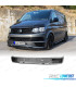 SPOILER LIP FRONTAL PARA VOLKSWAGEN VW T6 15-19 GRELHAS SPORTLINE PRETO BRILHANTE