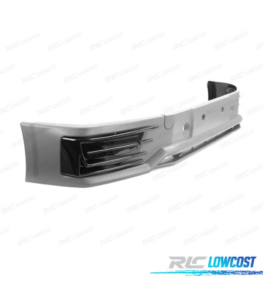 SPOILER LIP FRONTAL PARA VOLKSWAGEN VW T6 15-19 GRELHAS SPORTLINE PRETO BRILHANTE
