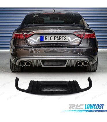 DIFUSOR TRASEIRO AUDI A5 COUPE CABRIO 07-11 LOOK RIEGER