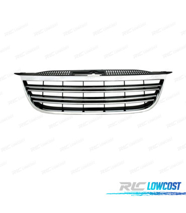 GRELHA FRONTAL VOLKSWAGEN VW TIGUAN 07-11 PRETA CROMADA