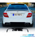 DIFUSOR MERCEDES W204 07-14 LOOK C63 AMG PRETO BRILHANTE