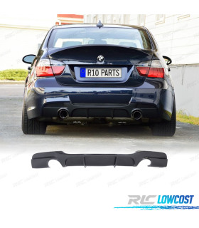DIFUSOR BMW E90 E91 04-12 LOOK M PERFORMANCE PRETO BRILHANTE