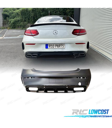 PARA-CHOQUES TRASEIRO MERCEDES W205 14-20 LOOK AMG C63