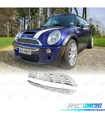 GRELHA MINI COOPER S 04-06 CROMADA