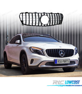 GRELHA FRONTAL MERCEDES GLA X156 17-20 LOOK AMG PRETO BRILHANTE