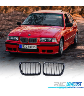 GRELHAS FRONTAIS BMW E36 96-98 LOOK M PERFORMANCE PRETO BRILHANTE
