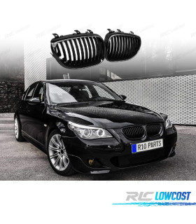 GRELHAS FRONTAIS BMW E60 E61 03-10 LOOK M PERFORMANCE PRETO BRILHANTE