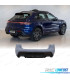 PARA-CHOQUES TRASEIRO PORSCHE MACAN 18-23 LOOK TURBO