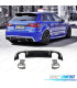 DIFUSOR TRASEIRO AUDI A3 RS3 8V 16-20 + PONTEIRAS ESCAPE