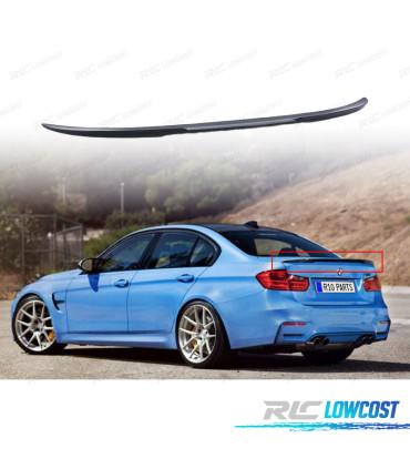 AILERON SPOILER TRASEIRO ​​​​​​BMW F30 M3 F80 LOOK M3 PRETO BRILHANTE