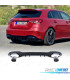 DIFUSOR MERCEDES CLASE A W177 18- LOOK AMG PRETO BRILHANTE + PONTEIRAS ESCAPE