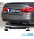 DIFUSOR BMW SÉRIE 5 F10 F11 10-17 LOOK M PERFORMANCE + PONTEIRAS ESCAPE PRETO