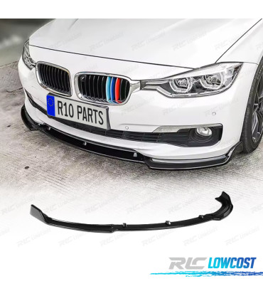 SPOILER LIP FRONTAL BMW F30 F31 PRETO BRILHANTE