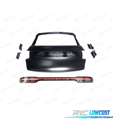 PORTA DE MALA PORSCHE MACAN 14-18 LOOK TURBO 2023 + LUZ TRASEIRA LED