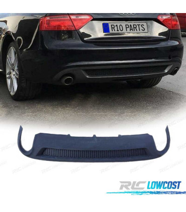DIFUSOR TRASEIRO AUDI A5 COUPE 07-11 LOOK S-LINE