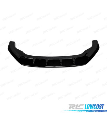 SPOILER LIP VOLKSWAGEN VW GOLF 7.5 GTI R 17-20 LOOK CS PRETO BRILHANTE