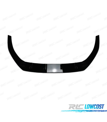 SPOILER LIP VOLKSWAGEN VW GOLF 7.5 17-20 LOOK GTI PRETO BRILHANTE