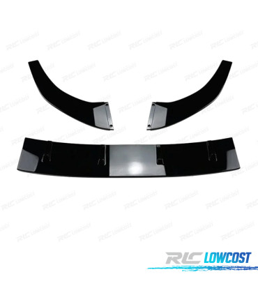 SPOILER LIP VOLKSWAGEN VW GOLF 7.5 17-20 LOOK GTI PRETO BRILHANTE