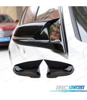 CAPAS DE ESPELHOS RETROVISORES BMW F39 F40 F44 F48 15- LOOK M PRETO BRILHANTE