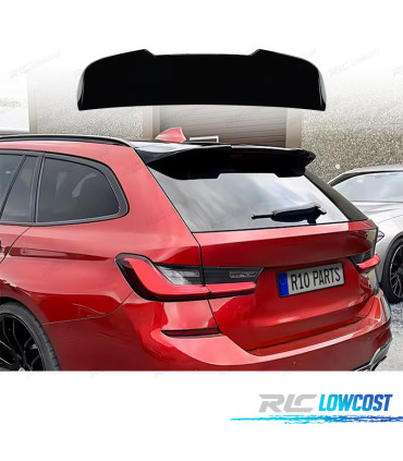 AILERON SPOILER TETO BMW G21 TOURING 19-22 LOOK M PRETO BRILHANTE