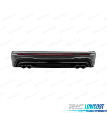 PARA-CHOQUES TRASEIRO VOLKSWAGEN TIGUAN 16-24 LOOK R CROMADO