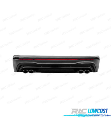 PARAGOLPES TRASEIRO VOLKSWAGEN VW TIGUAN 16-24 LOOK R PRETO