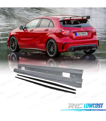 EMBALADEIRAS MERCEDES W176 12-18 LOOK AMG