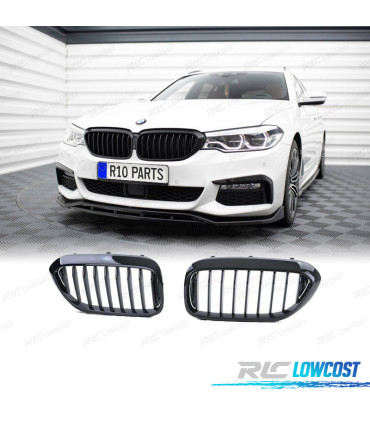 GRELHAS FRONTAIS BMW G30 G31 17-19 LOOK M PERFORMANCE PRETO BRILHANTE