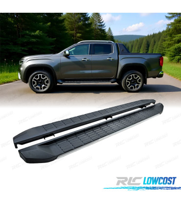 ESTRIBOS LATERAIS VOLKSWAGEN VW AMAROK PRETO 2010-