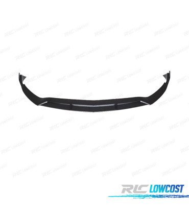 SPOILER LIP MERCEDES CLASSE A W177 18-22 LOOK BRABUS PRETO BRILHANTE