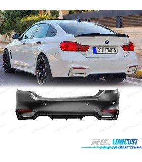 PARA-CHOQUES TRASEIRO BMW F36 GRAN COUPE LOOK M4 PDC