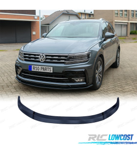 SPOILER LIP VOLKSWAGEN VW TIGUAN 16-20 LOOK R-LINE PRETO BRILHANTE