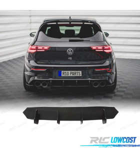 ACESSORIO DE DIFUSOR VOLKSWAGEN VW GOLF 8 R-LINE 20- PRETO