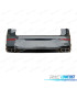 PARA-CHOQUES TRASEIRO VOLKSWAGEN VW GOLF 8 20-23 LOOK R LINE + PONTEIRAS DE ESCAPE