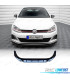 SPOILER LIP VOLKSWAGEN VW GOLF 7 7.5 12-20 LOOK CS PRETO BRILHANTE