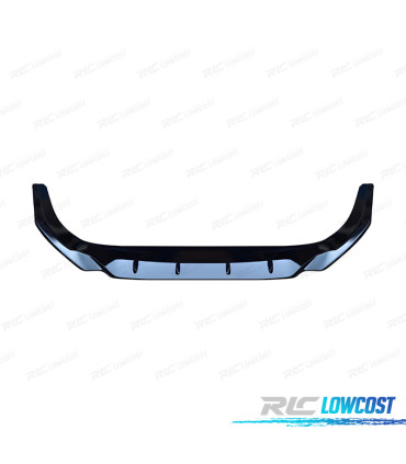 SPOILER LIP VOLKSWAGEN VW GOLF 7 7.5 12-20 LOOK CS PRETO BRILHANTE