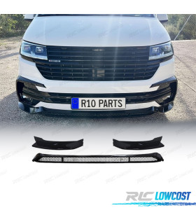 SPOILER LIP VOLKSWAGEN VW TRANSPORTER T6 T6.1 15-24 PRETO