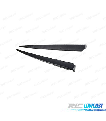 EXTENSÕES DE EMBALADEIRAS VOLKSWAGEN VW POLO 17- LOOK GTI PRETO MATE