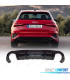DIFUSOR AUDI A3 21- LOOK RS3 PRETO BRILHANTE + LINHA DE ESCAPE HATCHBACK