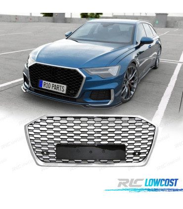 GRELHA AUDI A6 19-24 LOOK RS6 CROMADA