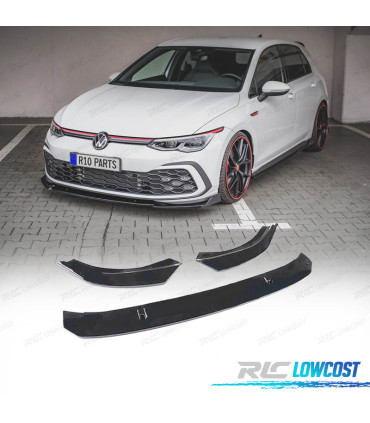 SPOILER LIP VOLKSWAGEN VW GOLF 8 3 PEÇAS