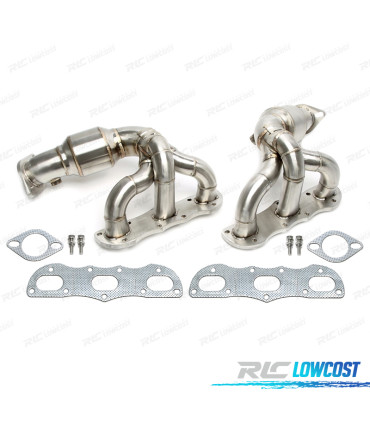COLECTORES DE ESCAPE INOX PORSCHE CAYMAN 981 13-16