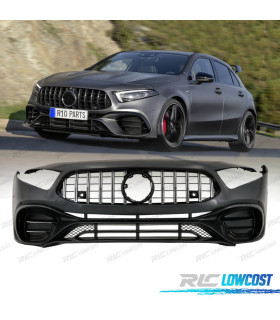 PÁRA-CHOQUES DIANTEIRO MERCEDES CLASSE A W177 V177 18- LOOK AMG A45 CROMADO