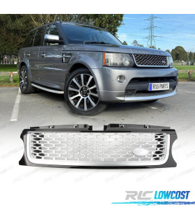 GRELHA RANGE ROVER SPORT 10-13 PRETO BRILHANTE PRATA LOOK AUTOBIOGRAPHY